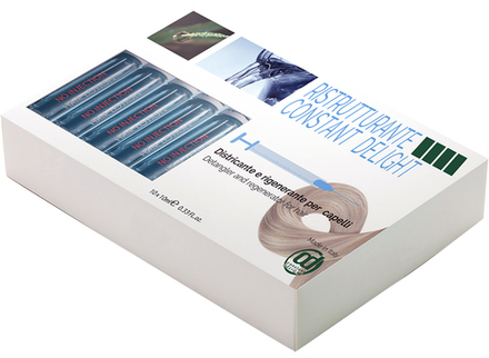 CONSTANT DELIGHT Restructuring hair force лосьон для волос восстанавливающий с гиалуроновой кислотой, маслом семян льна и макадамии 10*10 мл