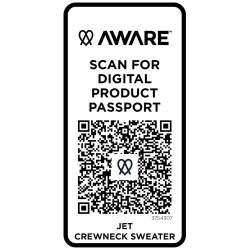 Jet унисекс Aware™ свитер с круглым вырезом из переработанных материалов