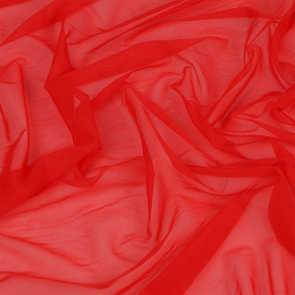 Сетка бельевая эластичная 80 г/м², шир.160 см / 50 метров, 100 красный /068.100/