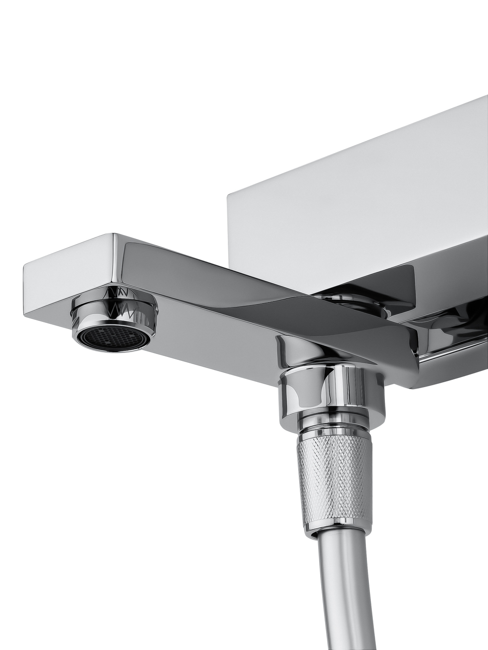 Смеситель для ванны с душем WONZON & WOGHAND CUBE, Хром (WW-88639016-CR)