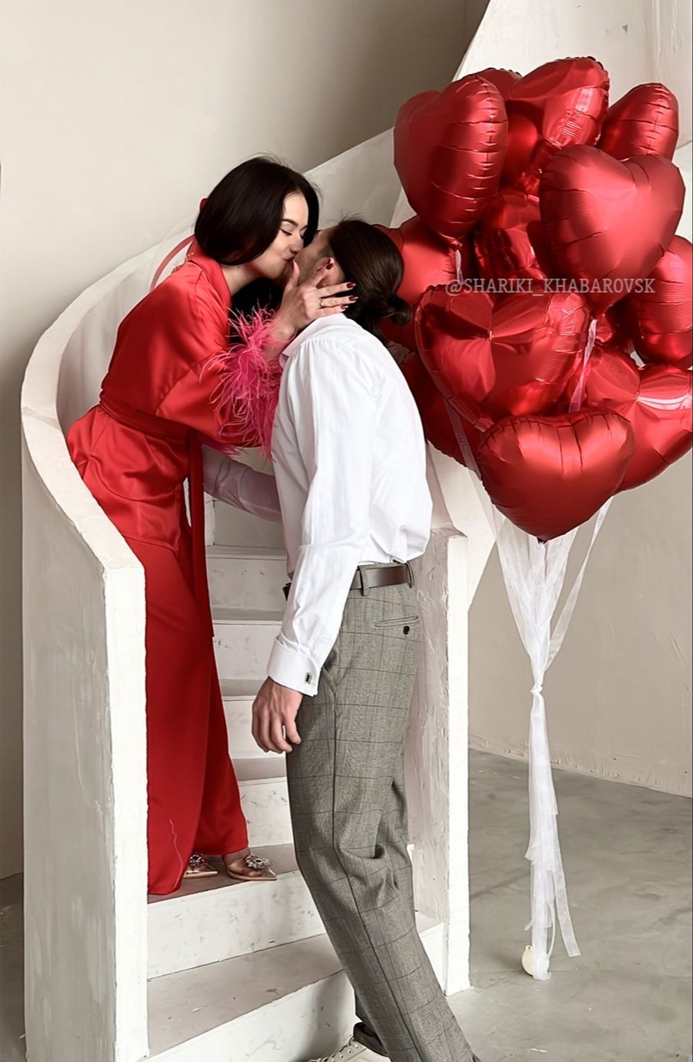 Воздушные шары №6034 (15 сердец)  Изображение2