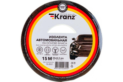Автомобильная изолента KRANZ флис, 0.3x25 мм, 15 м KR-09-2906-1