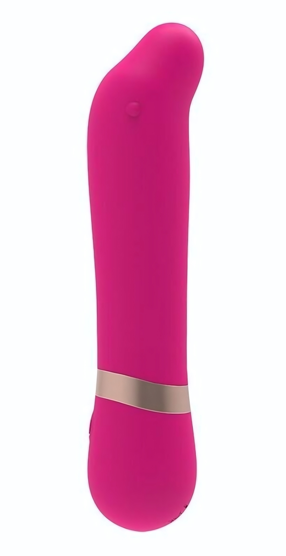 Розовый мини-вибратор для массажа G-точки Cuddly Vibe - 11,9 см. (Цвет: розовый)