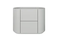 Тумба прикроватная Lagom 2 ящика ширина 60 см (светло-серый)