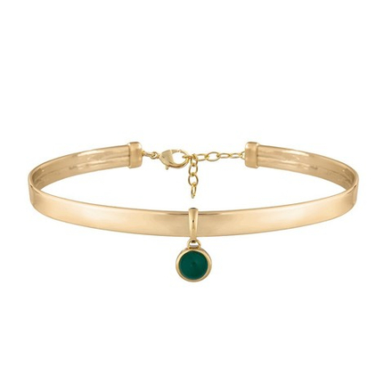 Чокер Possebon Green Agate B0112.17 G/G