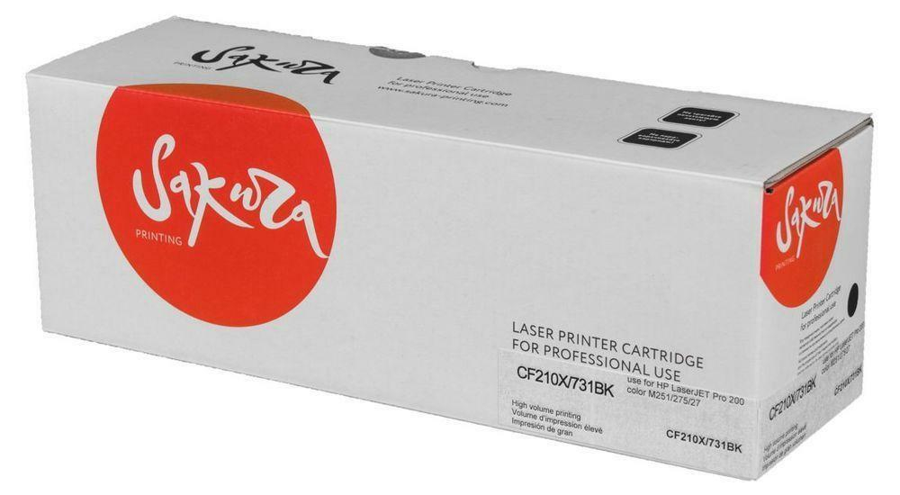 SAKURA CF210X/731 Bk картридж для HP, Canon  черный, 2400 к.
