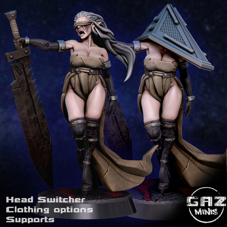 Миниатюра Пирамидоголовая 32-75мм