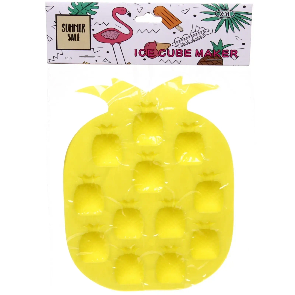 Форма для льда силиконовая «Ананас» 19*14см, цвета микс