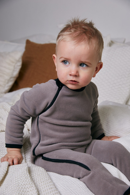 Флисовый комбинезон RinaAmari Серый, поддёва