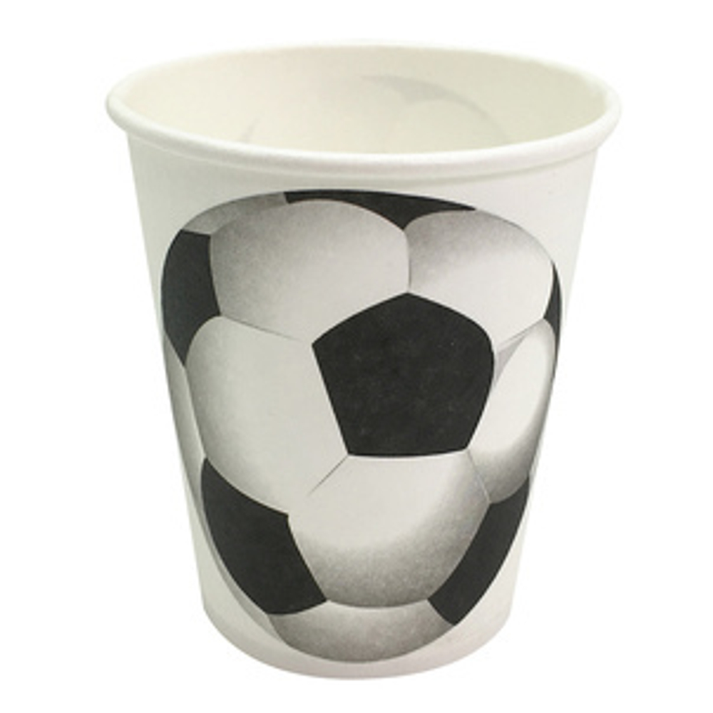 Стаканы бумажные Футбольный мяч  набор 6шт.