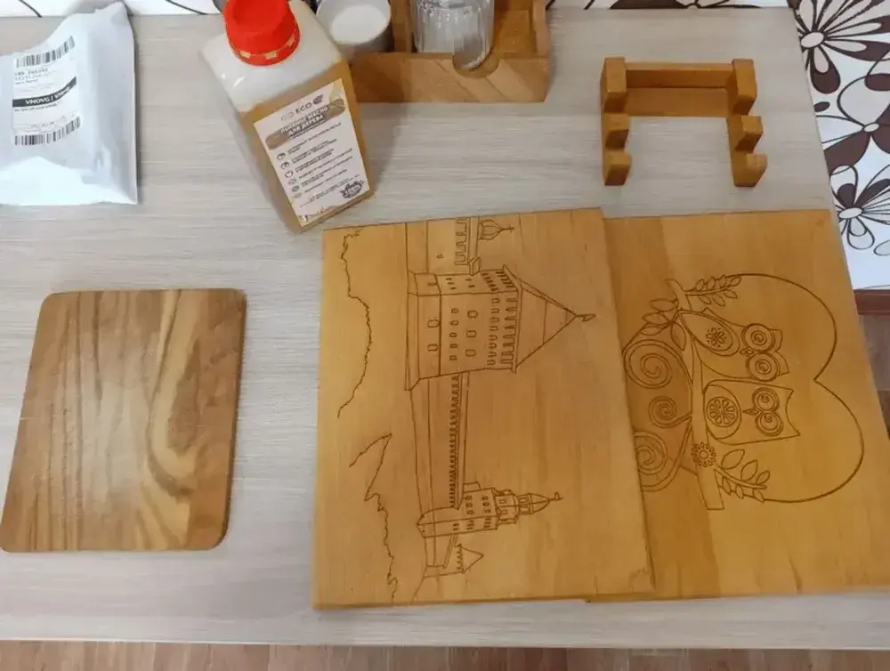 Светлое льняное масло для дерева 0.1 литр