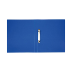 Папка А4 на 2х кольцах 25мм, 500мкм, пластик, синяя (Стамм)