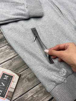 Спортивный костюм Stefano Ricci со вставками кожи крокодила