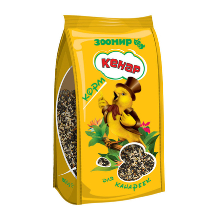 ЗООМИР Кенар корм для канареек (пакет) 800 гр