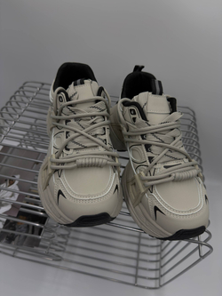 Кроссовки женcкие экокожа арт. 835-12 цвет "бежевый"