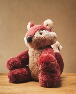 ZARA HOME ДЕТСКАЯ МЯГКАЯ ИГРУШКА "ЛИСА", КРАСНОВАТО-КОРИЧНЕВЫЙ