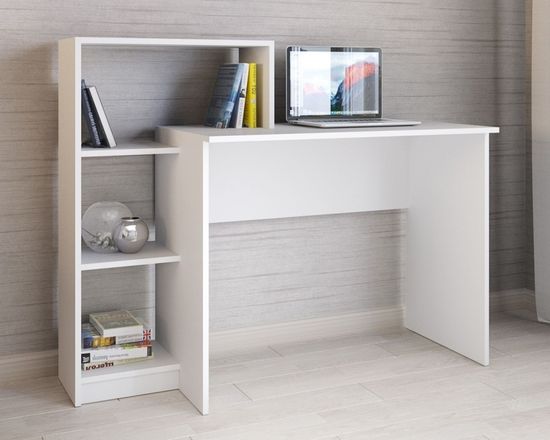 Стол письменный  КВАРТЕТ-2 белый