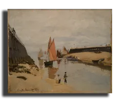 Репродукция "Клод Моне - Порт Тривиль"