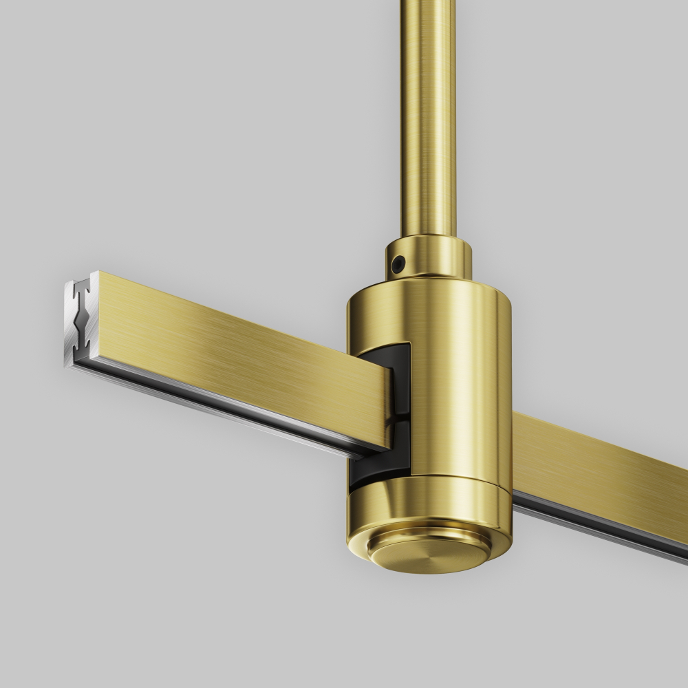 Крепление потолочное Short 78мм с вводом питания Maytoni FLARITY TRA156C-B1-BS