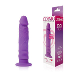 Фиолетовый реалистичный фаллоимитатор на присоске - 12 см. (Цвет: фиолетовый)