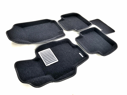 Коврики салона для HONDA Accord (2008-2012) Euromat 3D Lux черные. Арт. EM3D-002605