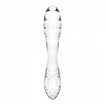 Стеклянный фаллоимитатор Satisfyer Dazzling Crystal (18,2×3,6 см) прозрачный
