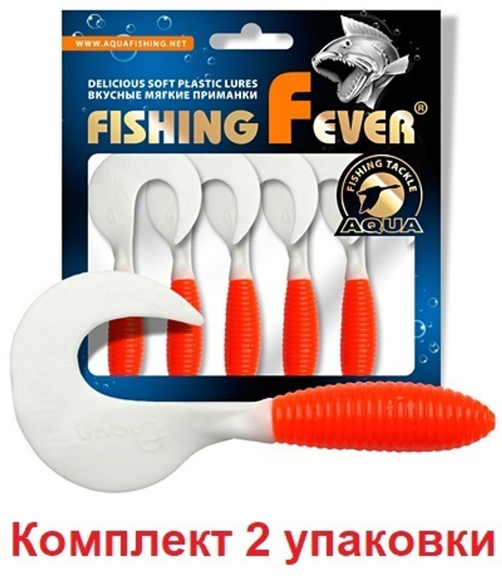 Мягкая приманка твистер FishingFever ARGO 6,0cm,2,0g,уп 6 шт
