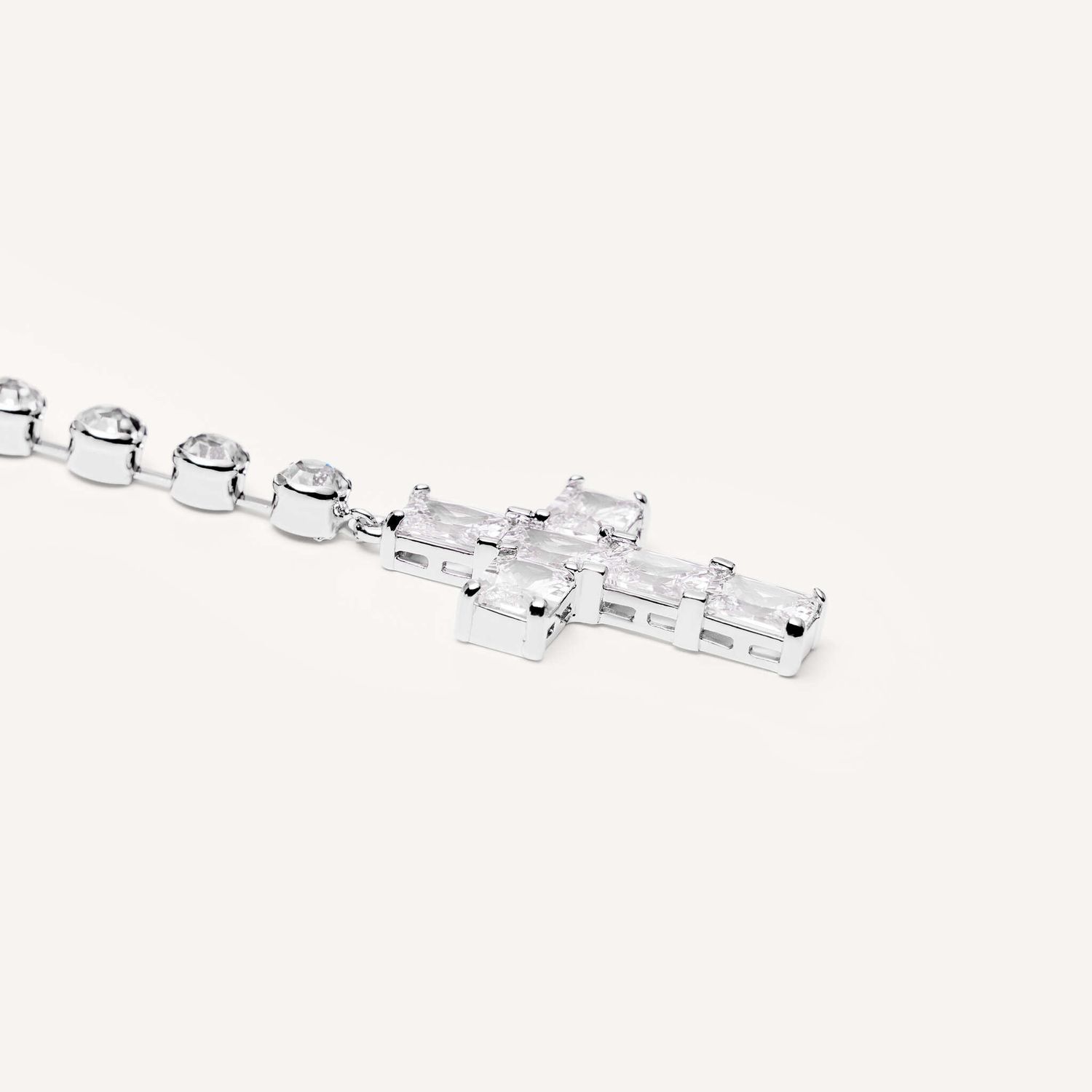 Колье Waterfall Cross Necklace