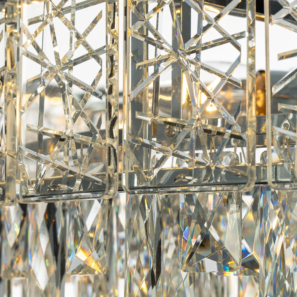 Citilux SAGRADA CL317261 Люстра хрустальная подвесная Хром