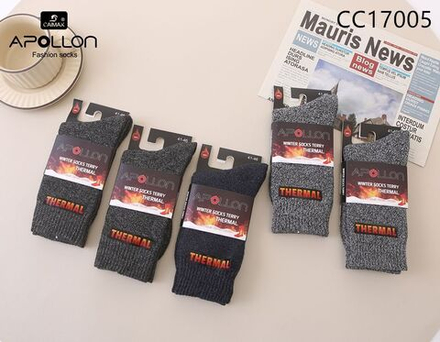 Носки мужские APOLLON махровые термо р.41-46