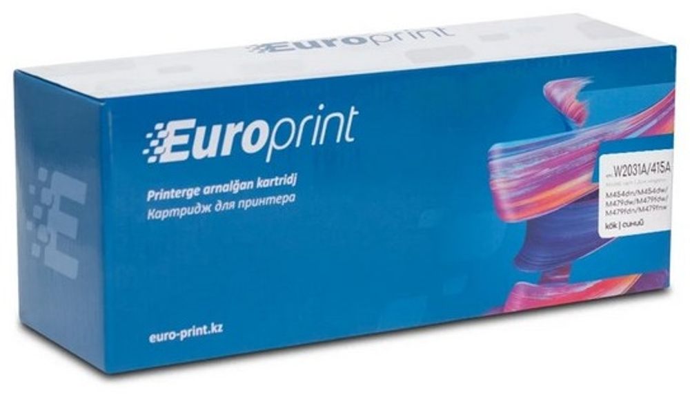 Картриджи Europrint EPC-W2031A/415A синий