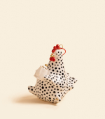 Ёлочная игрушка – Курица в белом | Александра Маврина