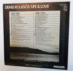 Винтажная виниловая пластинка LP Demis Roussos Life and Love (His 20 Greatest Hits) (Греция 1978)