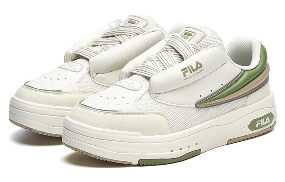 FILA Fila Mix dancing shoes non-slip wear-resistant shock-absorbing low-top sneakers slightly white