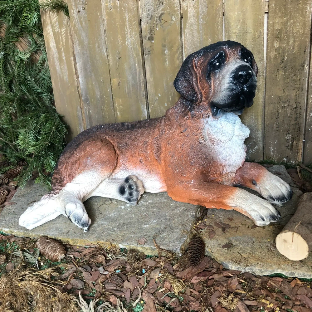 Фигура из гипса «Собака лежачая» 65*45см