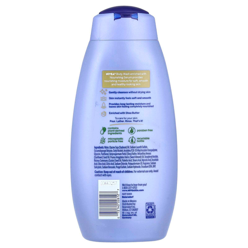 Nivea, Питательный гель для душа, масло ши, 591 мл (20 жидк. унц.)