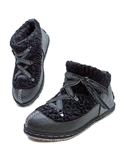 Ботильоны из каракуля "In Black"