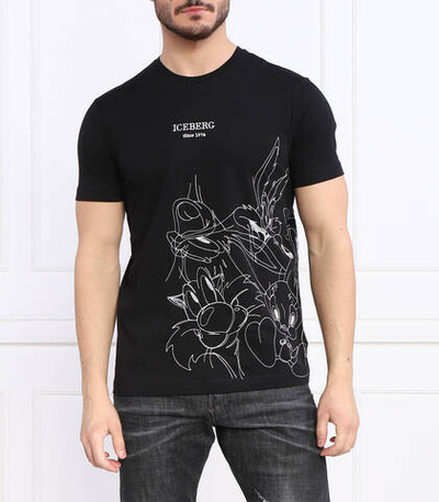 футболка Iceberg - черный(232 I1P F02C 6301)