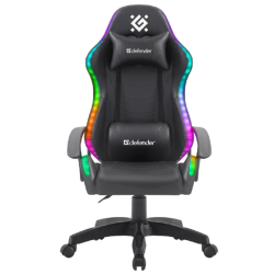 Кресло офисное Игровое кресло Factor X RGB,Черный,класс 2,PU DEFENDER