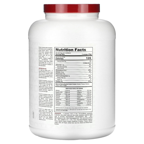 Metabolic Nutrition, Protizyme, Specialized Designed Protein, банановый крем, 1820 г (4 фунта)