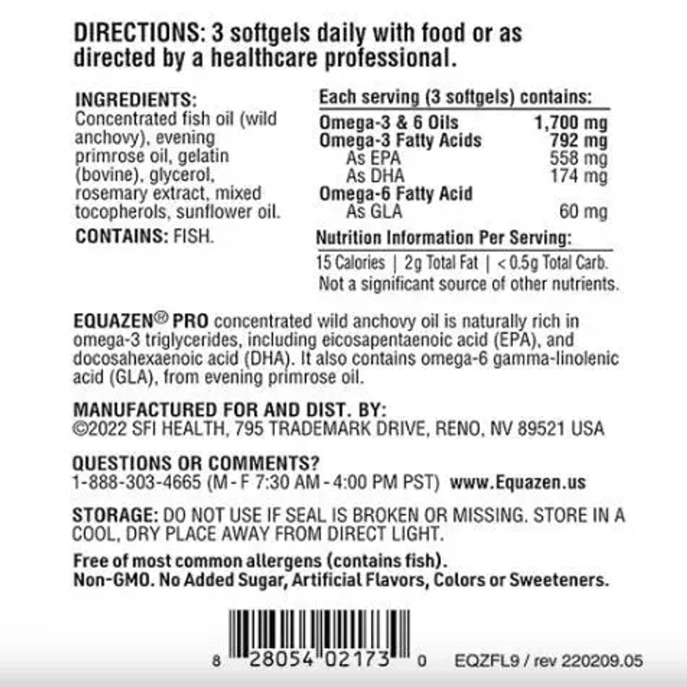 Klaire Labs - Equazen Pro ADHD Support 90 softgels