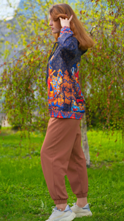 Худи «Дама с кавалером» (серия "Русский лубок")