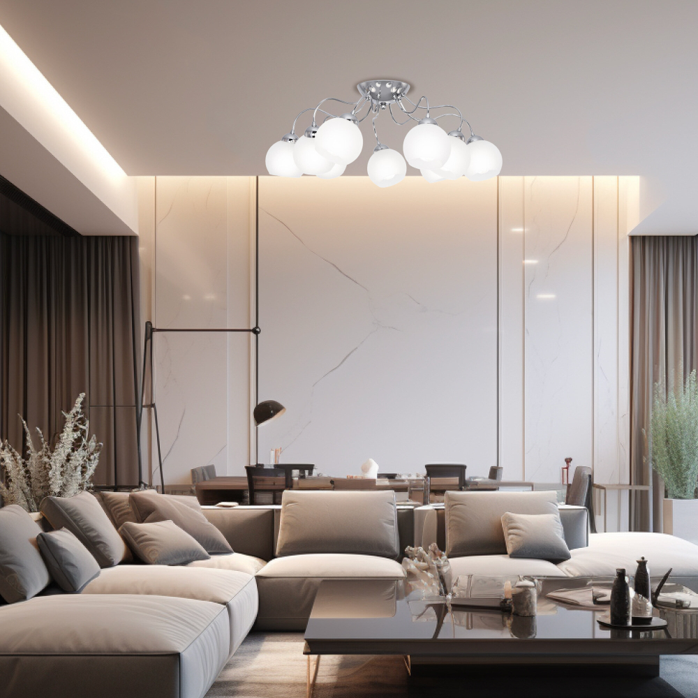 Citilux Лучиана CL147191 Люстра потолочная Хром