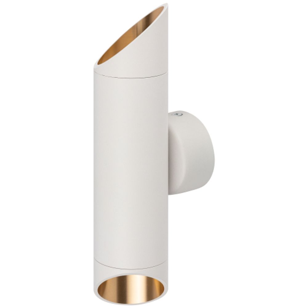 Светильник настенный ЭРА WL52 WH/GD под лампу MR16 GU10 белый/золото | Настенная подсветка