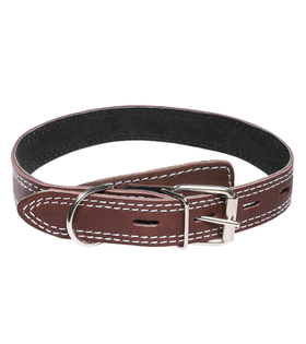 Ошейник двойной кожаный, 25*580мм, Gamma