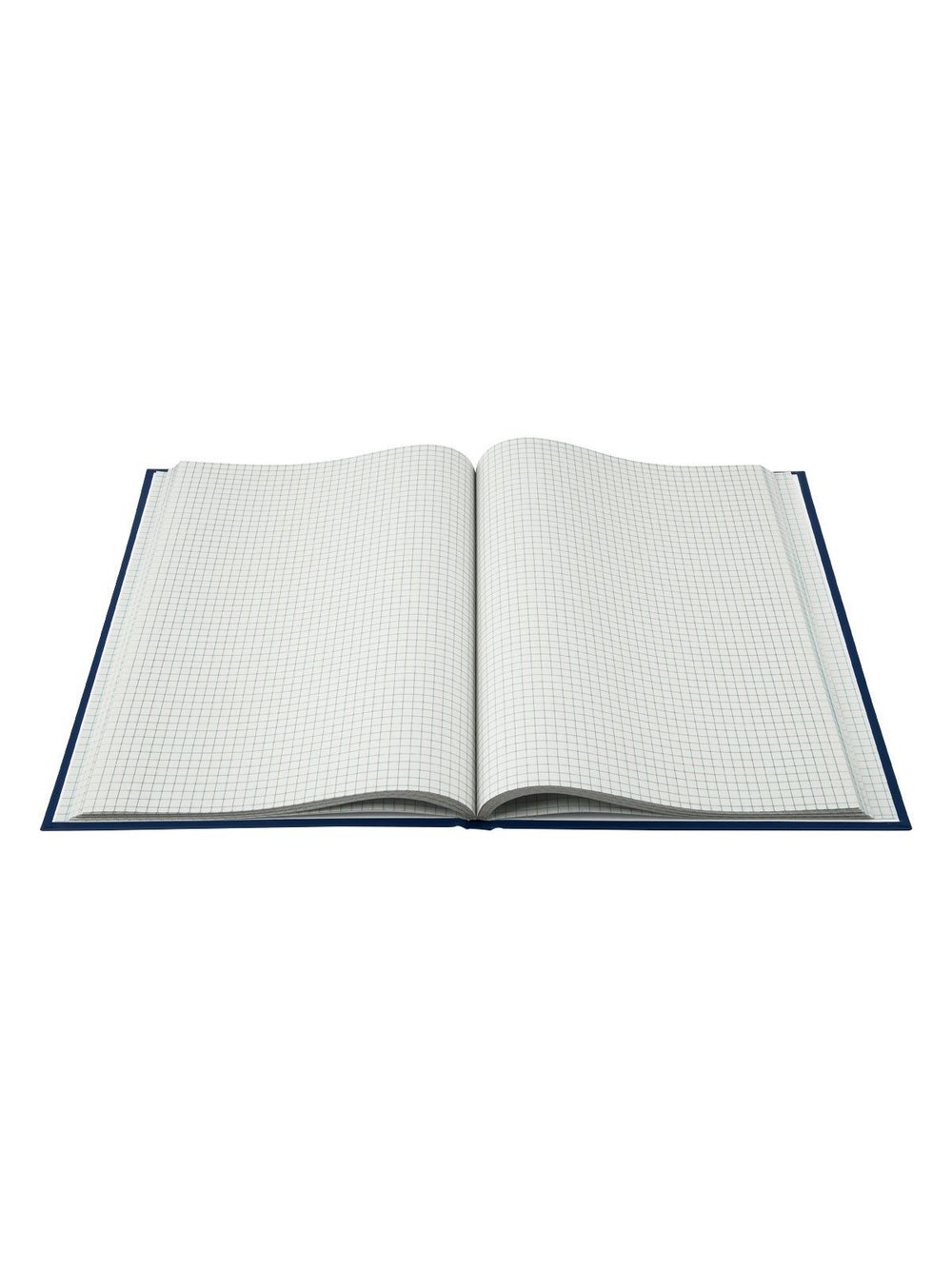 Книга учета А4 96 листов клетка газетный бумвинил синий