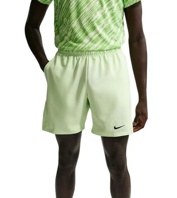 Теннисные шорты Nike Court Dri-Fit Victory 7" - light liquid lime/black