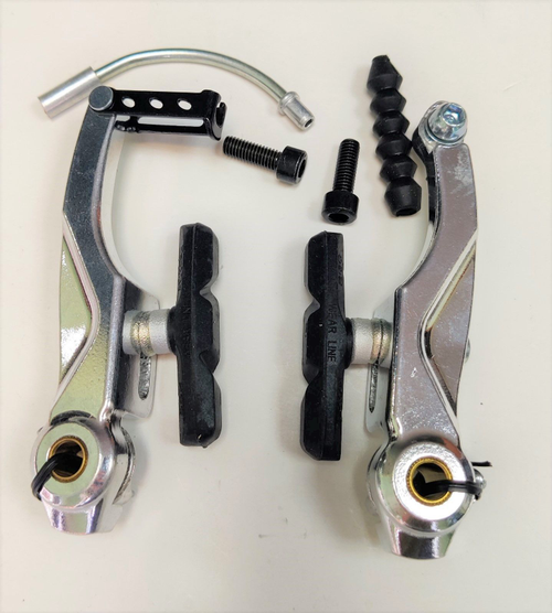 Тормоза алюминиевые  V-br с мини,комплект