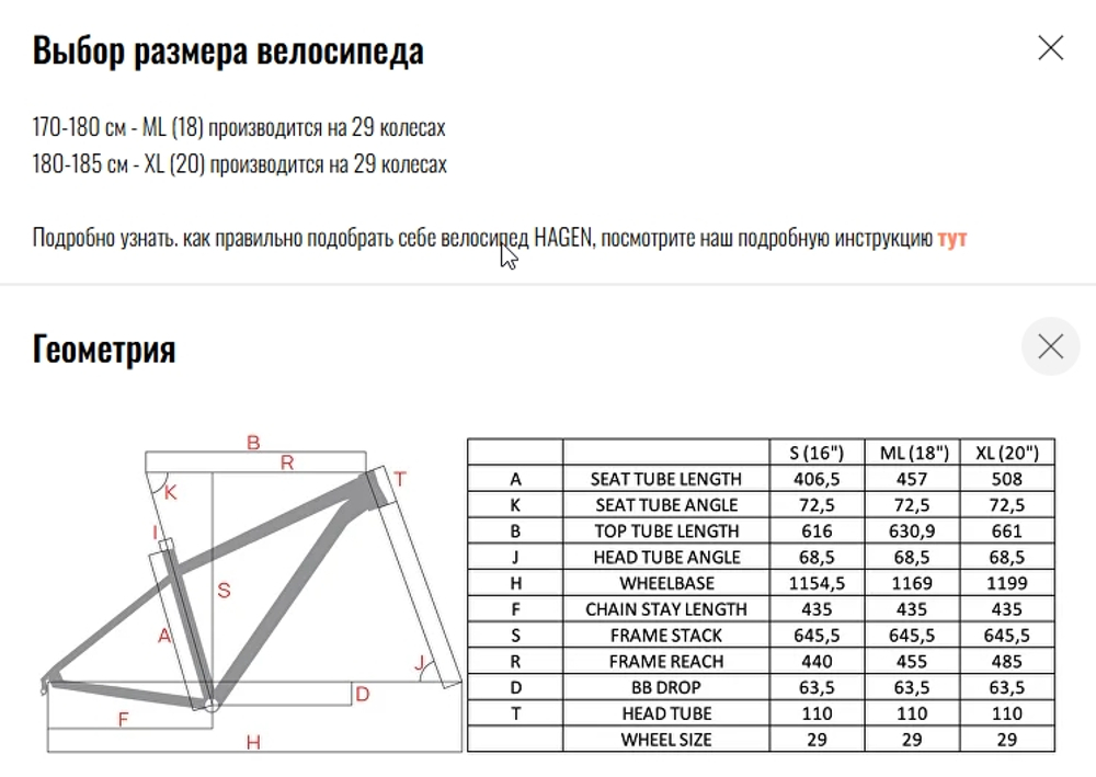 Велосипед HAGEN 5.11 горный MTB Shimano Сues 1x11