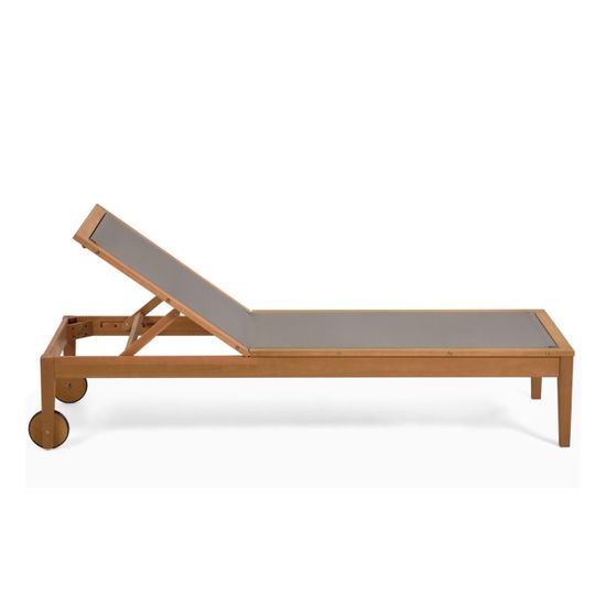 Шезлонг Caterin из эвкалипта зеленый Испания La Forma